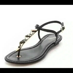 Brian Atwood black sandals